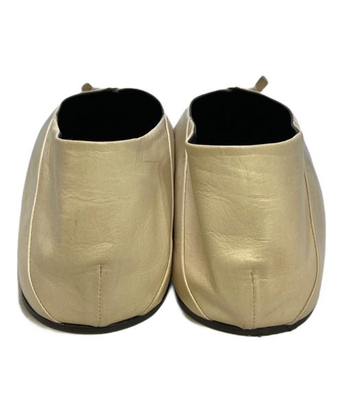 JIL SANDER（ジルサンダー）JIL SANDER (ジルサンダー) WHIPSTITCH BALLERINA FLATS ホワイト サイズ:37の古着・服飾アイテム