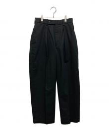 MARKAWARE（マーカウェア）の古着「ULTIMATE PIMA CHINO CLOTH CLASSIC FIT CHINO」｜ブラック