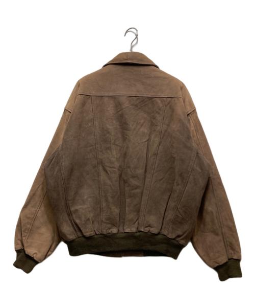 Timberland（ティンバーランド）Timberland (ティンバーランド) レザージャケット ブラウン サイズ:Mの古着・服飾アイテム