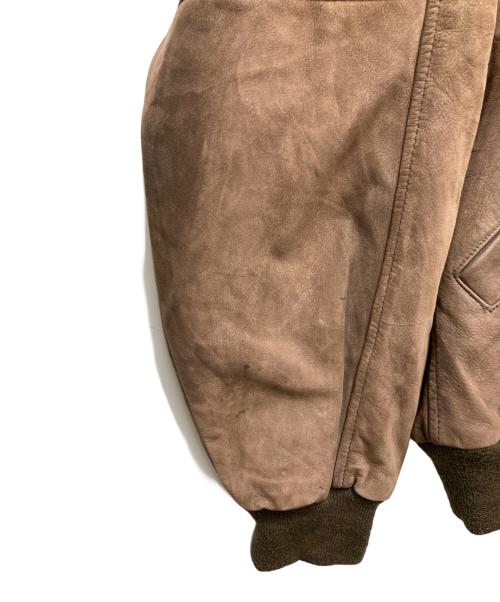 Timberland（ティンバーランド）Timberland (ティンバーランド) レザージャケット ブラウン サイズ:Mの古着・服飾アイテム