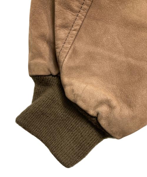 Timberland（ティンバーランド）Timberland (ティンバーランド) レザージャケット ブラウン サイズ:Mの古着・服飾アイテム