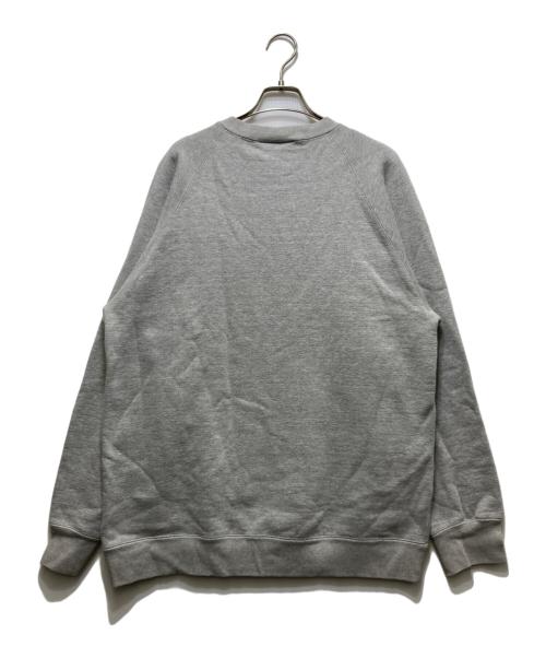 NEVVER（ニューアー）NEVVER (ニューアー) BIOTOP Crewneck Sweatshirt グレー サイズ:ビオトップ　クルーネック　スウェットシャツの古着・服飾アイテム