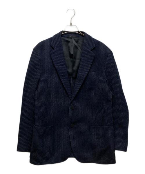 GIORGIO ARMANI（ジョルジョアルマーニ）GIORGIO ARMANI (ジョルジョアルマーニ) UPTON テーラードジャケット ネイビー サイズ:50Rの古着・服飾アイテム