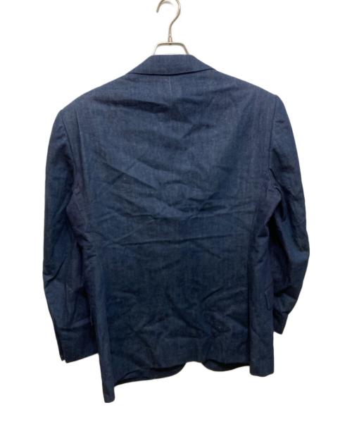 RALPH LAUREN Purple Label（ラルフ ローレン パープル レーベル）RALPH LAUREN PURPLE LABEL (ラルフ ローレン パープル レーベル) ジレ付 デニムテーラードジャケット インディゴ サイズ:42の古着・服飾アイテム