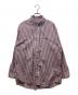 NIGEL CABOURN（ナイジェルケーボン）の古着「ボタンダウンストライプシャツ」｜レッド