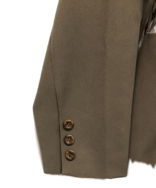 sahara（サハラ）sahara (サハラ) ウエストリボンジャケット ブラウン サイズ:FREEの古着・服飾アイテム
