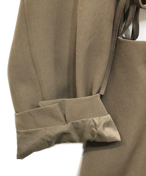 sahara（サハラ）sahara (サハラ) ウエストリボンジャケット ブラウン サイズ:FREEの古着・服飾アイテム
