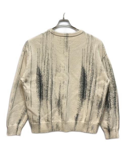 YOKE（ヨーク）YOKE (ヨーク) Printed Cotton Cneck Sweater ホワイト サイズ:3の古着・服飾アイテム