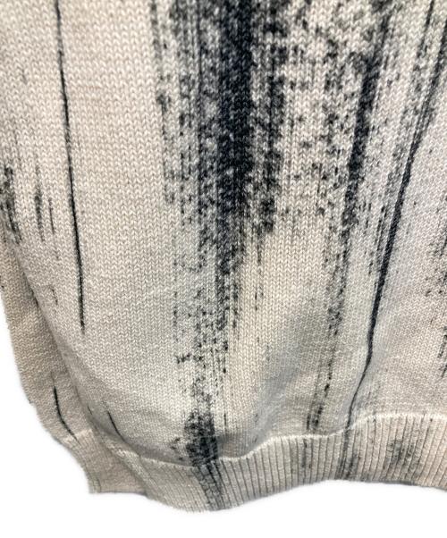 YOKE（ヨーク）YOKE (ヨーク) Printed Cotton Cneck Sweater ホワイト サイズ:3の古着・服飾アイテム