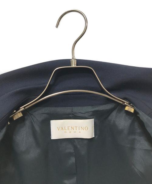 VALENTINO（ヴァレンティノ）VALENTINO (ヴァレンティノ) テーラードジャケット ネイビー サイズ:44の古着・服飾アイテム