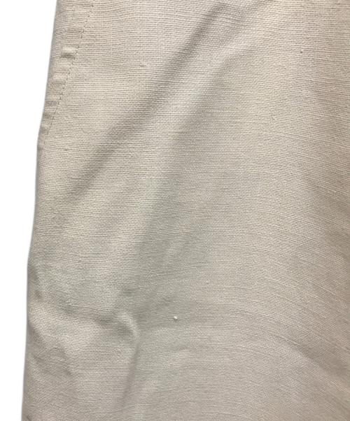 RALPH LAUREN Purple Label（ラルフ ローレン パープル レーベル）RALPH LAUREN Purple Label (ラルフ ローレン パープル レーベル) リネンセンタープレスパンツ ホワイト サイズ:２の古着・服飾アイテム
