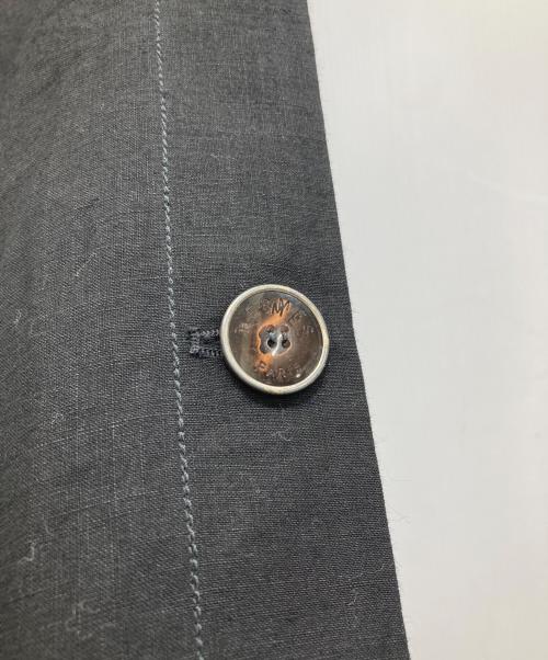 HERMES（エルメス）HERMES (エルメス) リネンパンツ ブラック サイズ:36の古着・服飾アイテム