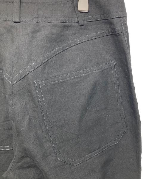 HERMES（エルメス）HERMES (エルメス) リネンパンツ ブラック サイズ:36の古着・服飾アイテム