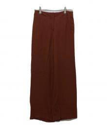HERMES（エルメス）の古着「シルクパンツ」｜レッド