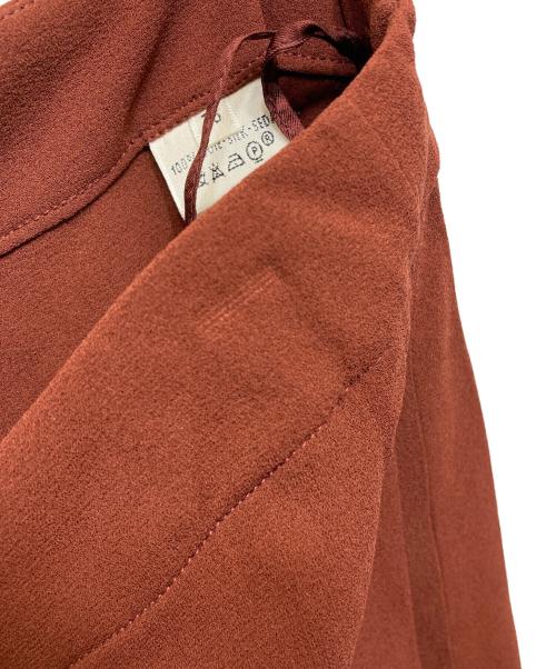 HERMES（エルメス）HERMES (エルメス) シルクパンツ レッド サイズ:36の古着・服飾アイテム