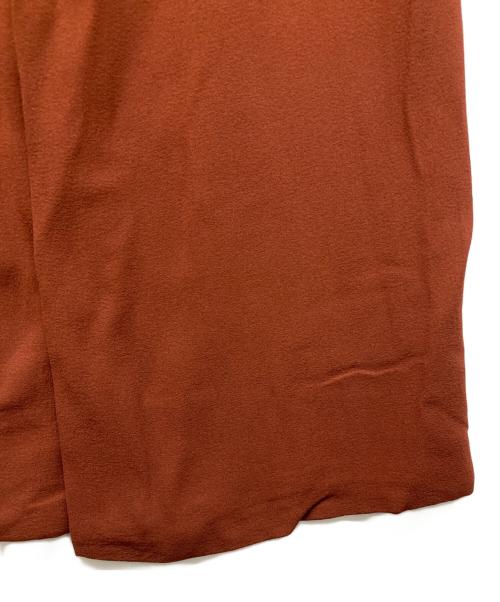 HERMES（エルメス）HERMES (エルメス) シルクパンツ レッド サイズ:36の古着・服飾アイテム