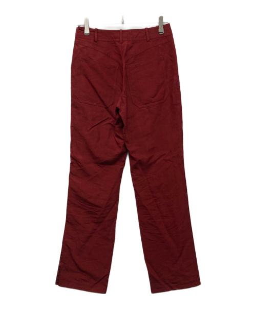HERMES（エルメス）HERMES (エルメス) リネンパンツ レッド サイズ:36の古着・服飾アイテム