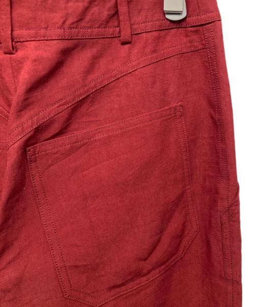HERMES（エルメス）HERMES (エルメス) リネンパンツ レッド サイズ:36の古着・服飾アイテム