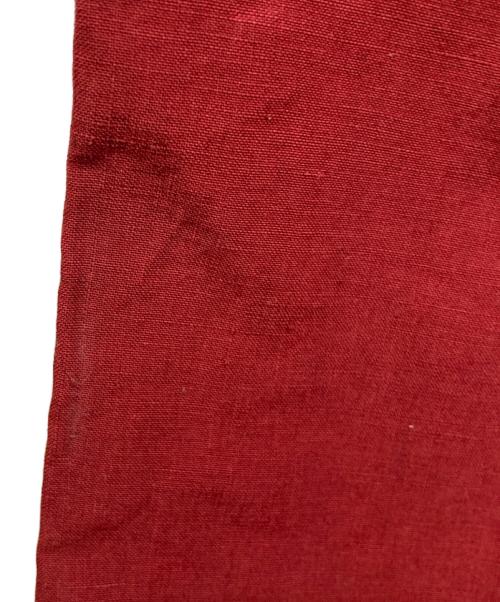 HERMES（エルメス）HERMES (エルメス) リネンパンツ レッド サイズ:36の古着・服飾アイテム