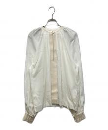 HERMES（エルメス）の古着「長袖ブラウス」｜ホワイト