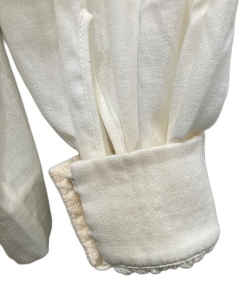 HERMES（エルメス）HERMES (エルメス) 長袖ブラウス ホワイト サイズ:36の古着・服飾アイテム