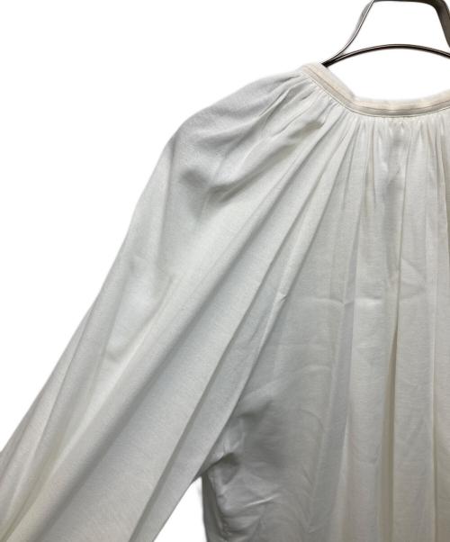 HERMES（エルメス）HERMES (エルメス) 長袖ブラウス ホワイト サイズ:36の古着・服飾アイテム