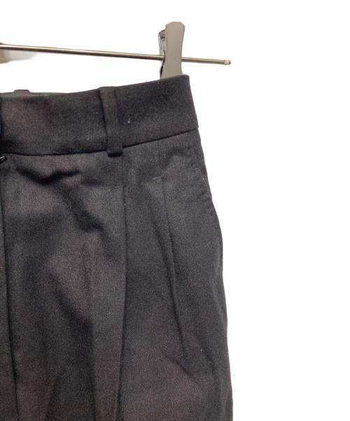 HERMES（エルメス）HERMES (エルメス) ウールセンタープレスパンツ ブラウン サイズ:36の古着・服飾アイテム