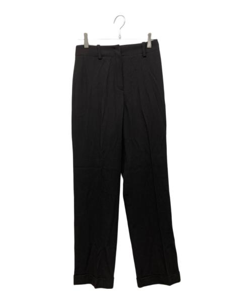 HERMES（エルメス）HERMES (エルメス) センタープレスパンツ ブラウン サイズ:36の古着・服飾アイテム