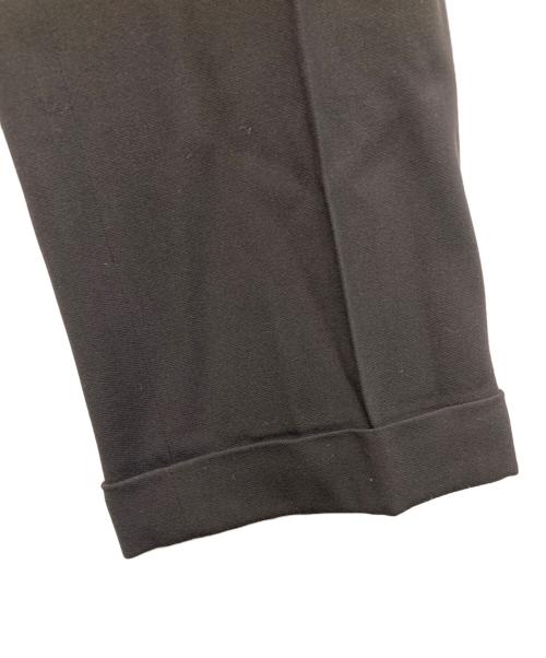 HERMES（エルメス）HERMES (エルメス) センタープレスパンツ ブラウン サイズ:36の古着・服飾アイテム