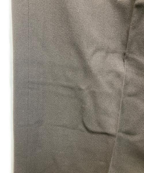 HERMES（エルメス）HERMES (エルメス) センタープレスパンツ ブラウン サイズ:36の古着・服飾アイテム
