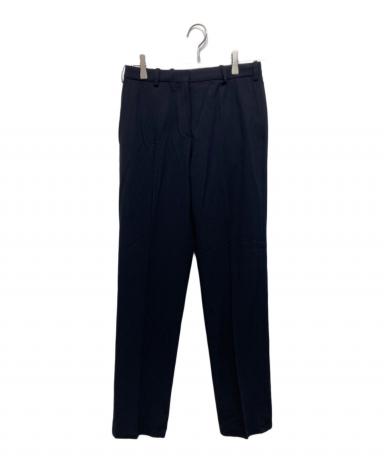 ◇美品 HERMES メンズ ブラックセンタープレスパンツ 綿＆麻 中古・古着通販】HERMES (エルメス) センタープレスパンツ ネイビー