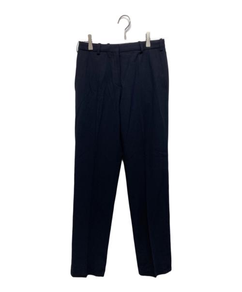 HERMES（エルメス）HERMES (エルメス) センタープレスパンツ ネイビー サイズ:36の古着・服飾アイテム