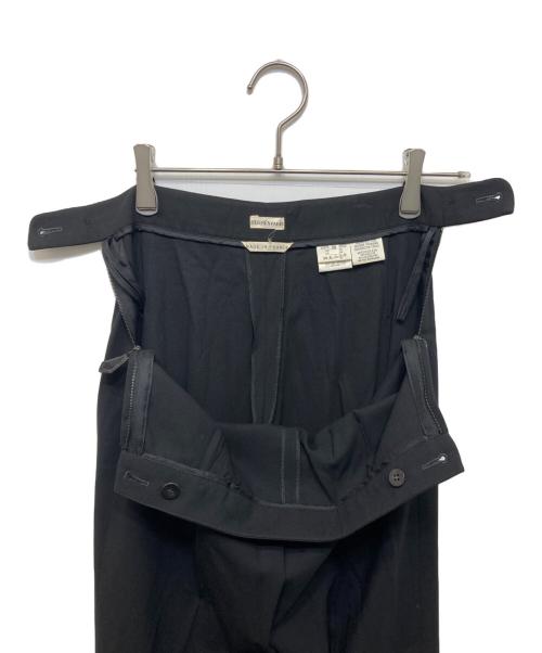 HERMES（エルメス）HERMES (エルメス) センタープレスパンツ ブラック サイズ:36の古着・服飾アイテム