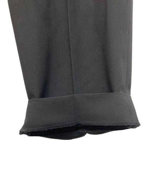 HERMES（エルメス）HERMES (エルメス) センタープレスパンツ ブラック サイズ:36の古着・服飾アイテム