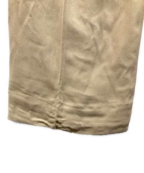 HERMES（エルメス）HERMES (エルメス) センタープレスパンツ ベージュ サイズ:36の古着・服飾アイテム