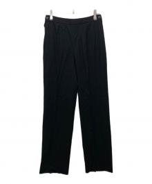 HERMES（エルメス）の古着「センタープレスパンツ」｜ブラック