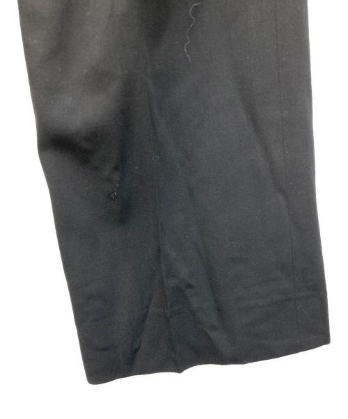 HERMES（エルメス）HERMES (エルメス) センタープレスパンツ ブラック サイズ:36の古着・服飾アイテム