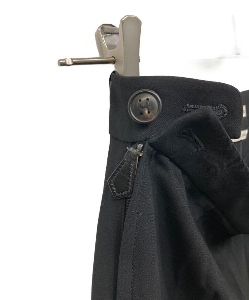 HERMES（エルメス）HERMES (エルメス) センタープレスパンツ ブラック サイズ:36の古着・服飾アイテム