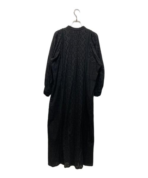 ne quittez pas（ヌキテパ）ne quittez pas (ヌキテパ) Cotton Hemla Mix Lace Dress ブラック サイズ:Ⅿの古着・服飾アイテム