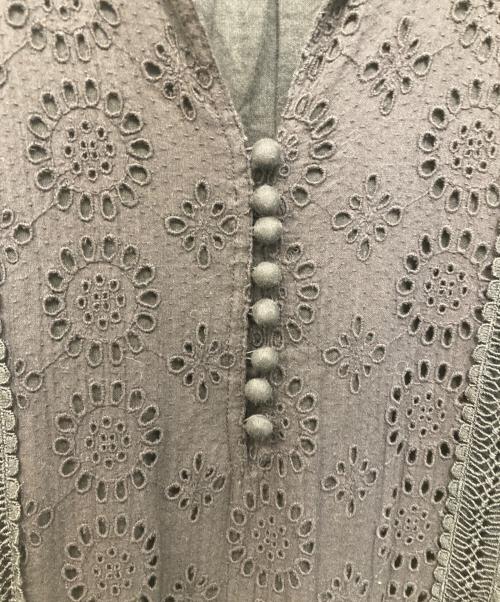 ne quittez pas（ヌキテパ）ne quittez pas (ヌキテパ) Cotton Hemla Mix Lace Dress ブラック サイズ:Ⅿの古着・服飾アイテム