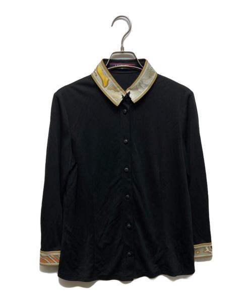 LEONARD（レオナール）LEONARD (レオナール) ロングスリーブボタンダウンシャツ / 0179558 ブラック サイズ:Mの古着・服飾アイテム