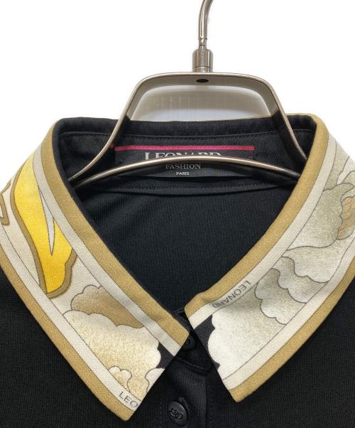 LEONARD（レオナール）LEONARD (レオナール) ロングスリーブボタンダウンシャツ / 0179558 ブラック サイズ:Mの古着・服飾アイテム