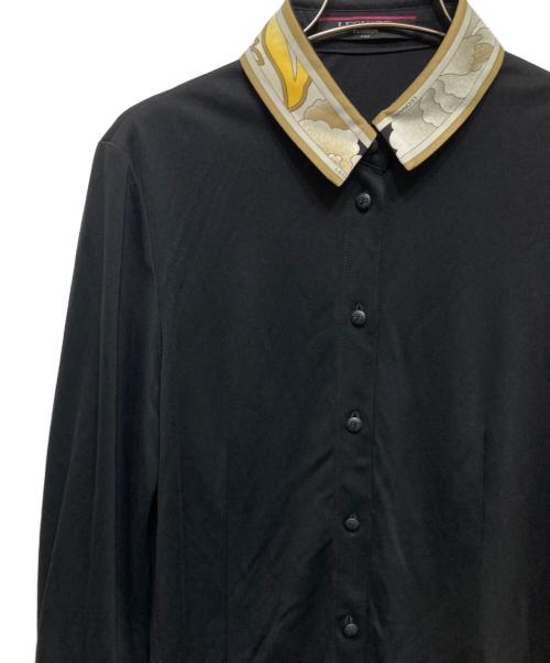 LEONARD（レオナール）LEONARD (レオナール) ロングスリーブボタンダウンシャツ / 0179558 ブラック サイズ:Mの古着・服飾アイテム