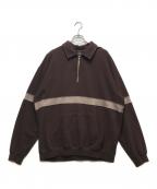 PWAプア）の古着「HEAVY KANOKO H/Z POLO」｜ブラウン