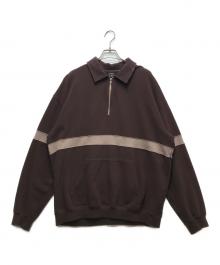 PWA（プア）の古着「HEAVY KANOKO H/Z POLO」｜ブラウン