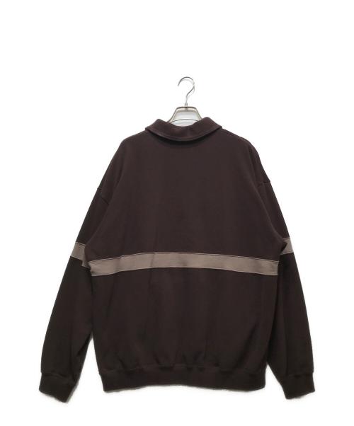 PWA（プア）PWA (プア) HEAVY KANOKO H/Z POLO ブラウン サイズ:Lの古着・服飾アイテム