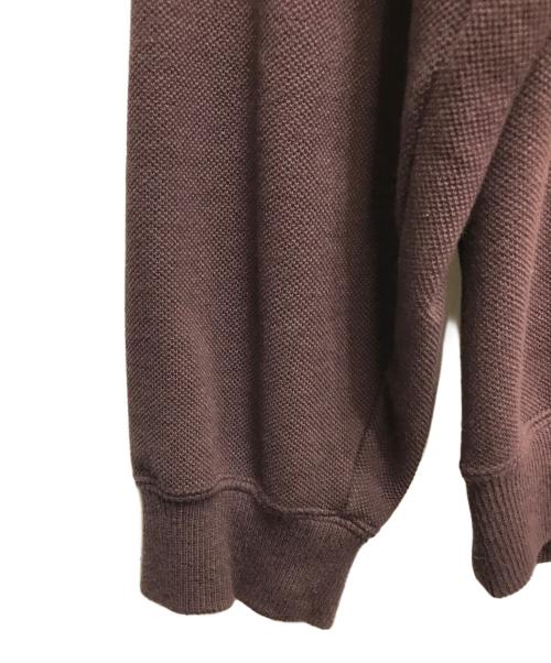 PWA（プア）PWA (プア) HEAVY KANOKO H/Z POLO ブラウン サイズ:Lの古着・服飾アイテム