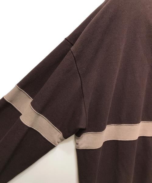 PWA（プア）PWA (プア) HEAVY KANOKO H/Z POLO ブラウン サイズ:Lの古着・服飾アイテム