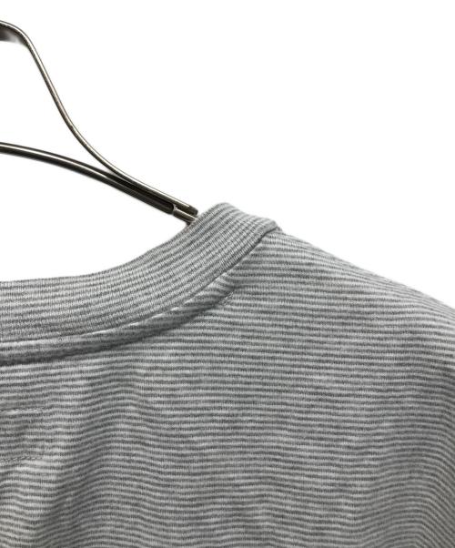 SUPREME（シュプリーム）Supreme (シュプリーム) Bouquet S/S Top stripe グレー サイズ:XLの古着・服飾アイテム