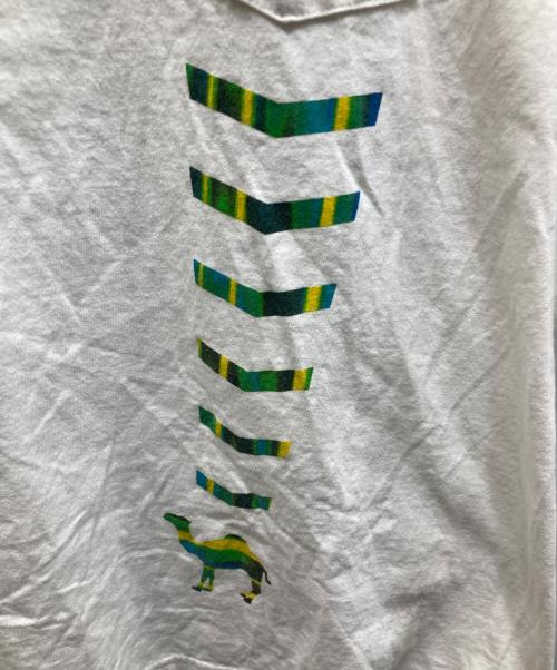 AMERICAN BORN（アメリカン ボーン）AMERICAN BORN (アメリカン ボーン) キャメルTEE ホワイト サイズ:XLの古着・服飾アイテム